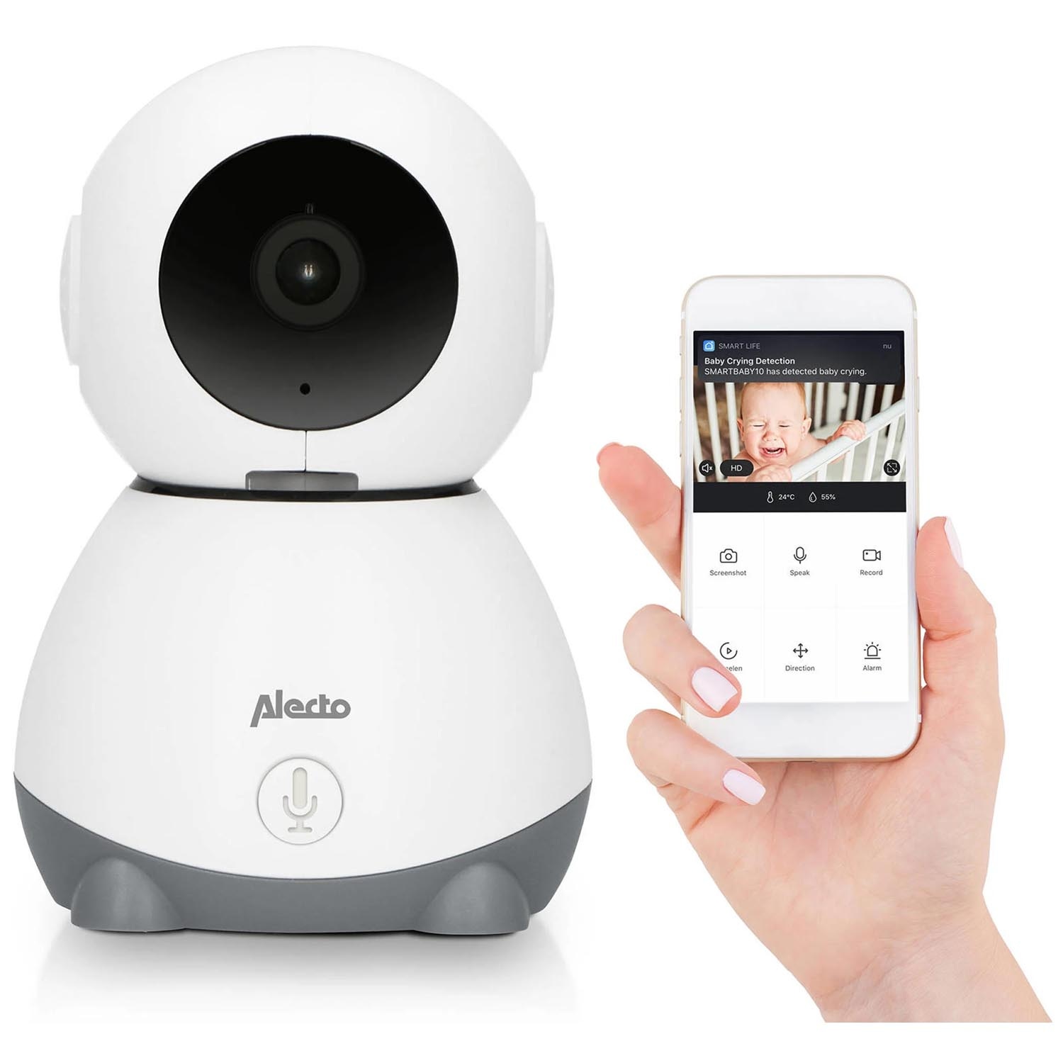 Alecto Smartbaby10 wifi babyfoon met camera
