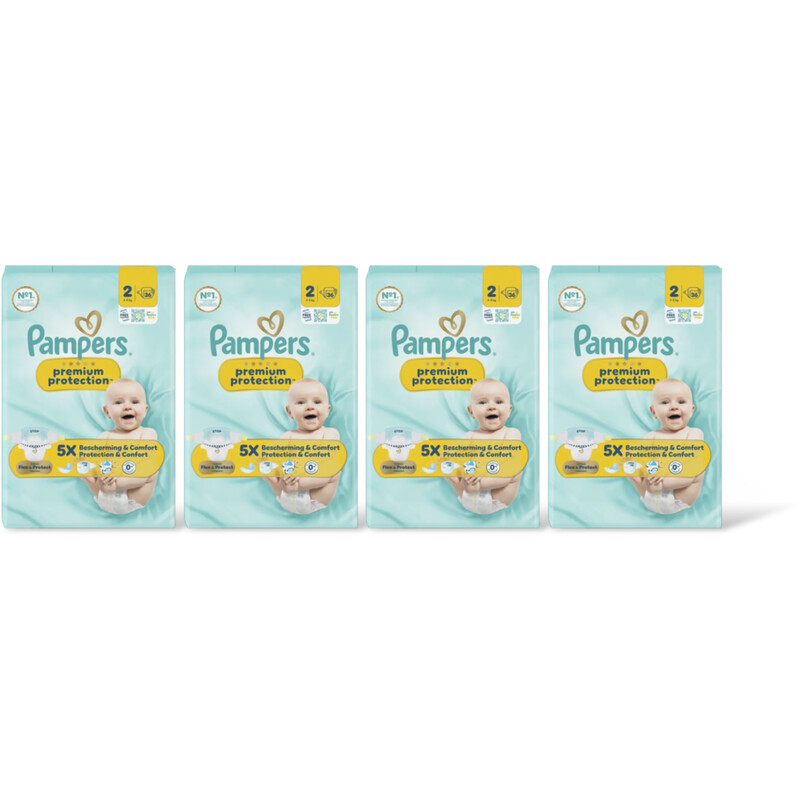 Pampers Premium protection luiers maat 2 4-pack
