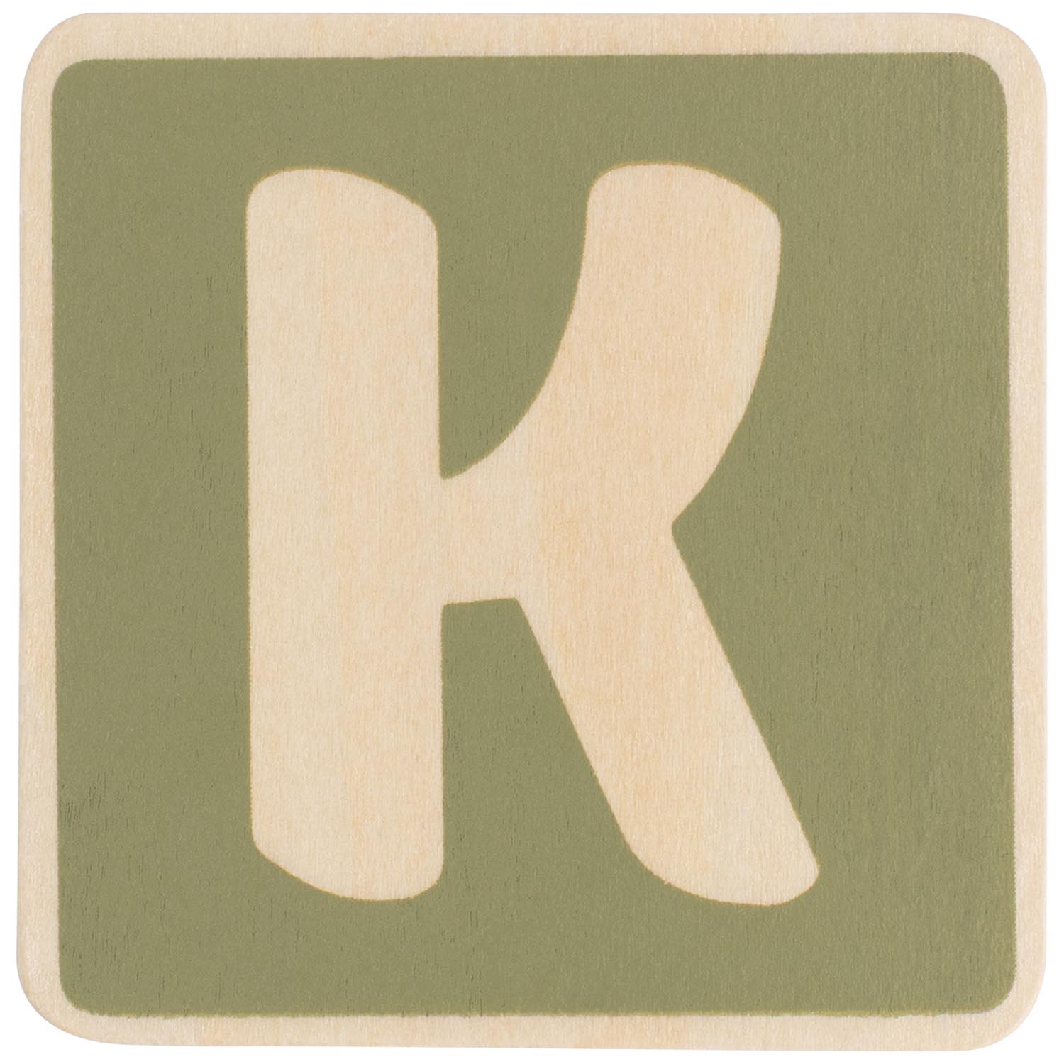 Prénatal houten namentrein letter K
