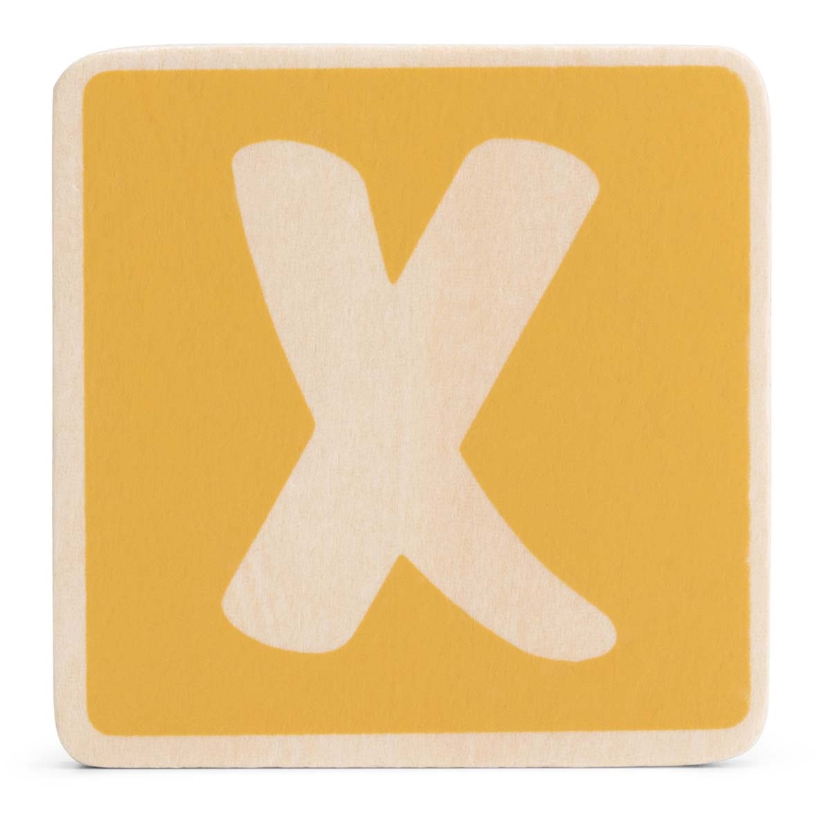 Prénatal houten namentrein letter X